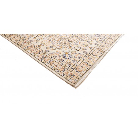 Tappeto Kashan Persia bianco marrone 290x410