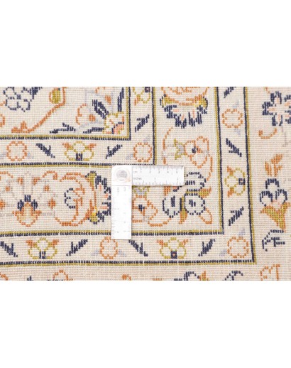 Tappeto Kashan Persia bianco marrone 290x410