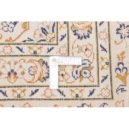 Tappeto Kashan Persia bianco marrone 290x410