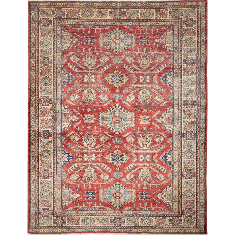 Tappeto Kazak Fine Pakistan marrone rosso 171x220