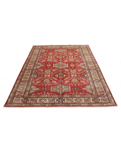 Tappeto Kazak Fine Pakistan marrone rosso 171x220