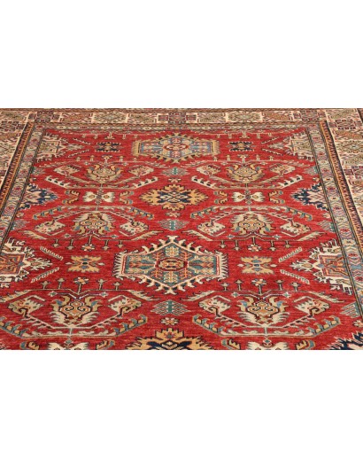 Tappeto Kazak Fine Pakistan marrone rosso 171x220