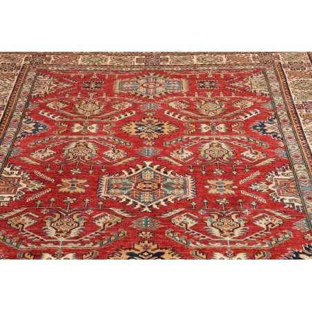 Tappeto Kazak Fine Pakistan marrone rosso 171x220