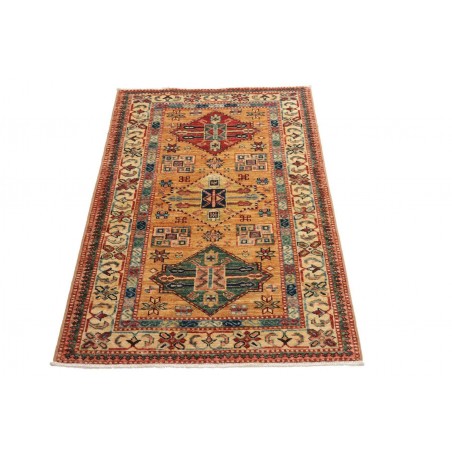 Tappeto Kazak Fine Pakistan marrone grigio 82x121