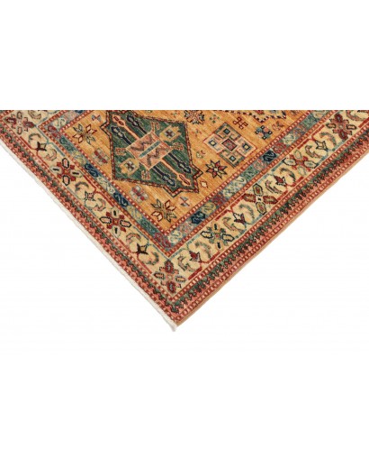 Tappeto Kazak Fine Pakistan marrone grigio 82x121