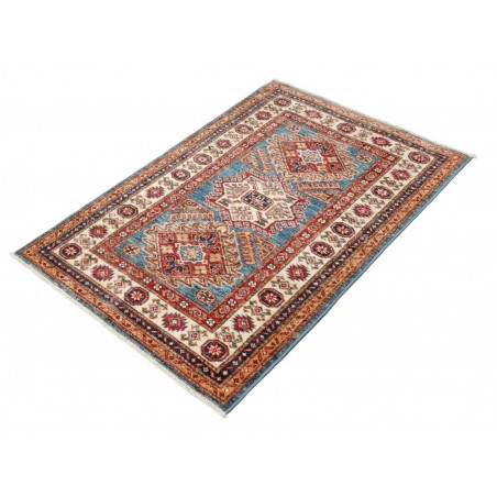 Tappeto Kazak Fine Pakistan marrone giallo 86x123