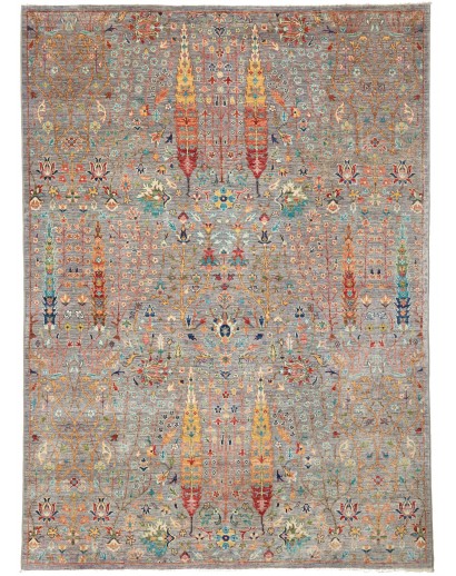 Tappeto Shahi Fine Pakistan marrone grigio 168x232