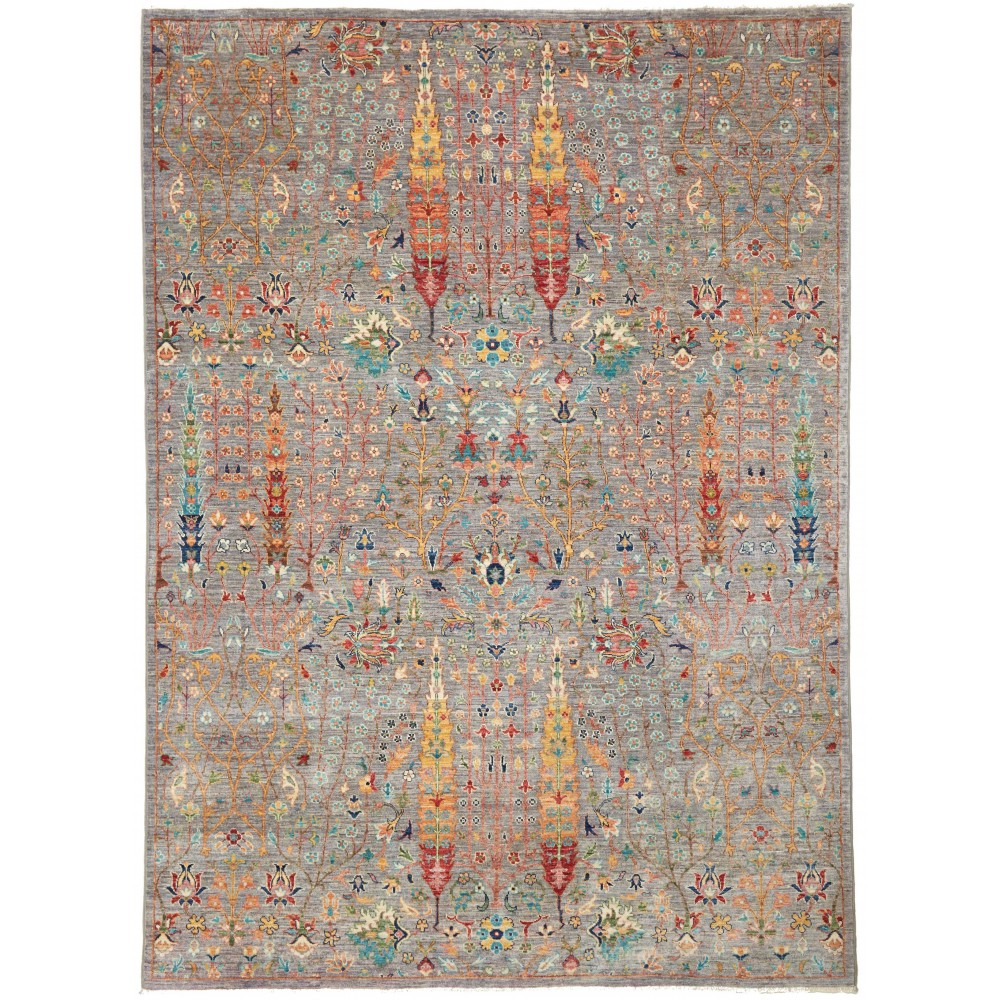 Tappeto Shahi Fine Pakistan marrone grigio 168x232 Tappeto Shahi Fine Pakistan marrone grigio 168x232