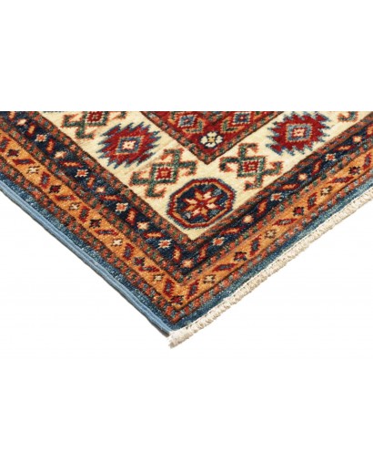 Tappeto Kazak Fine Pakistan marrone giallo 86x123