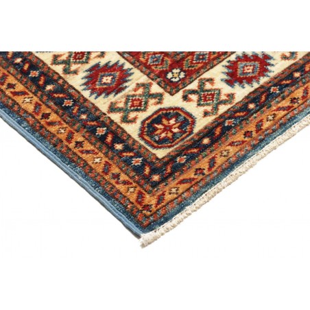 Tappeto Kazak Fine Pakistan marrone giallo 86x123