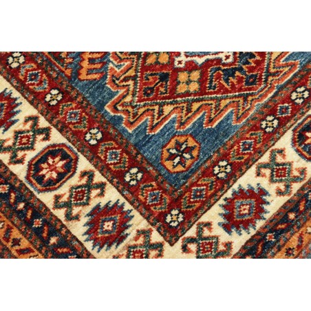 Tappeto Kazak Fine Pakistan marrone giallo 86x123