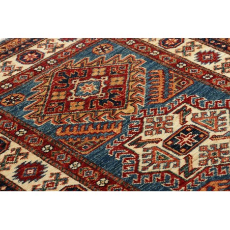 Tappeto Kazak Fine Pakistan marrone giallo 86x123