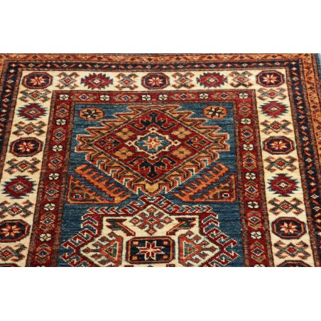 Tappeto Kazak Fine Pakistan marrone giallo 86x123