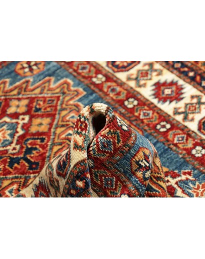 Tappeto Kazak Fine Pakistan marrone giallo 86x123