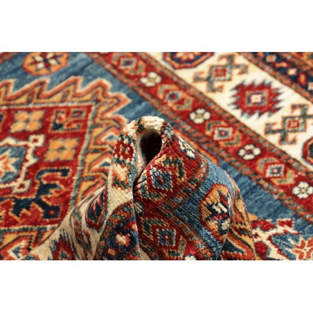 Tappeto Kazak Fine Pakistan marrone giallo 86x123