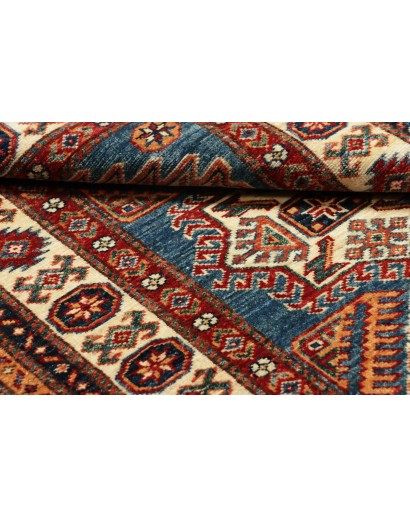 Tappeto Kazak Fine Pakistan marrone giallo 86x123