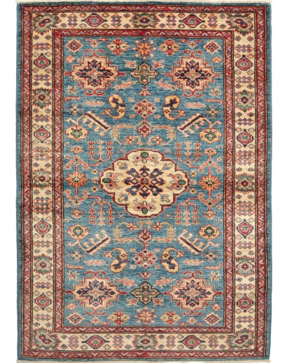 Tappeto Kazak Fine Pakistan marrone grigio 101x147