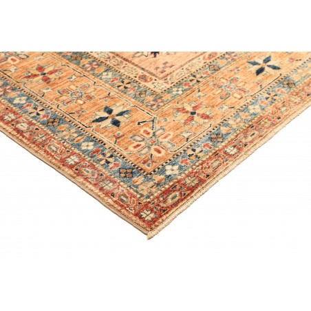 Tappeto Kazak Fine Pakistan marrone grigio 246x299