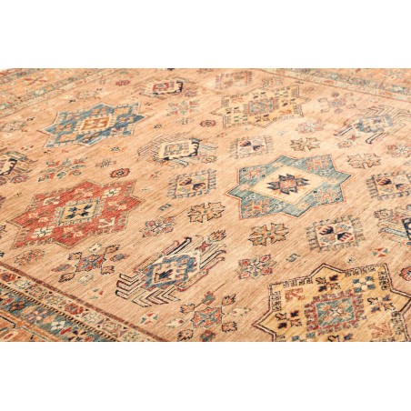 Tappeto Kazak Fine Pakistan marrone grigio 246x299