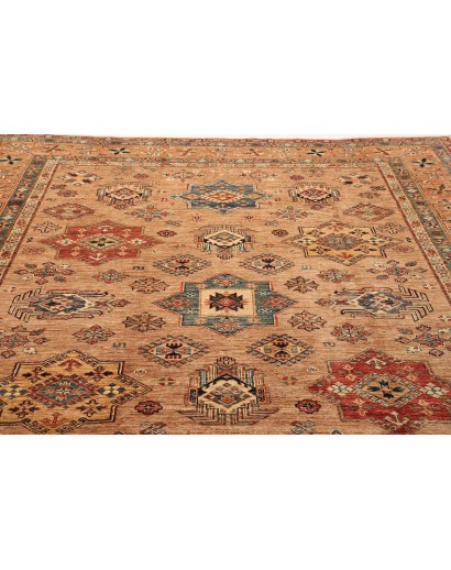 Tappeto Kazak Fine Pakistan marrone grigio 246x299