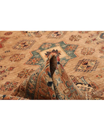 Tappeto Kazak Fine Pakistan marrone grigio 246x299