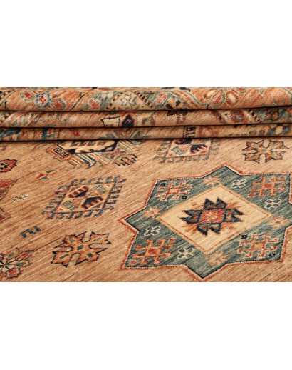 Tappeto Kazak Fine Pakistan marrone grigio 246x299