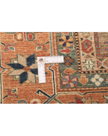 Tappeto Kazak Fine Pakistan marrone grigio 246x299