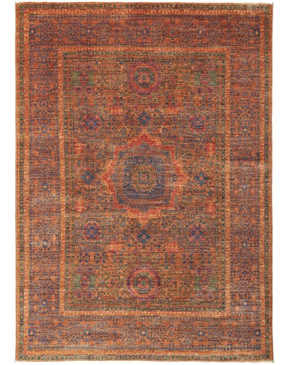 Tappeto Mamlouk Pakistan marrone grigio 147x205