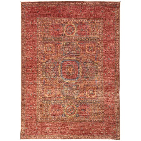 Tappeto Mamlouk Pakistan rosso verde 145x205