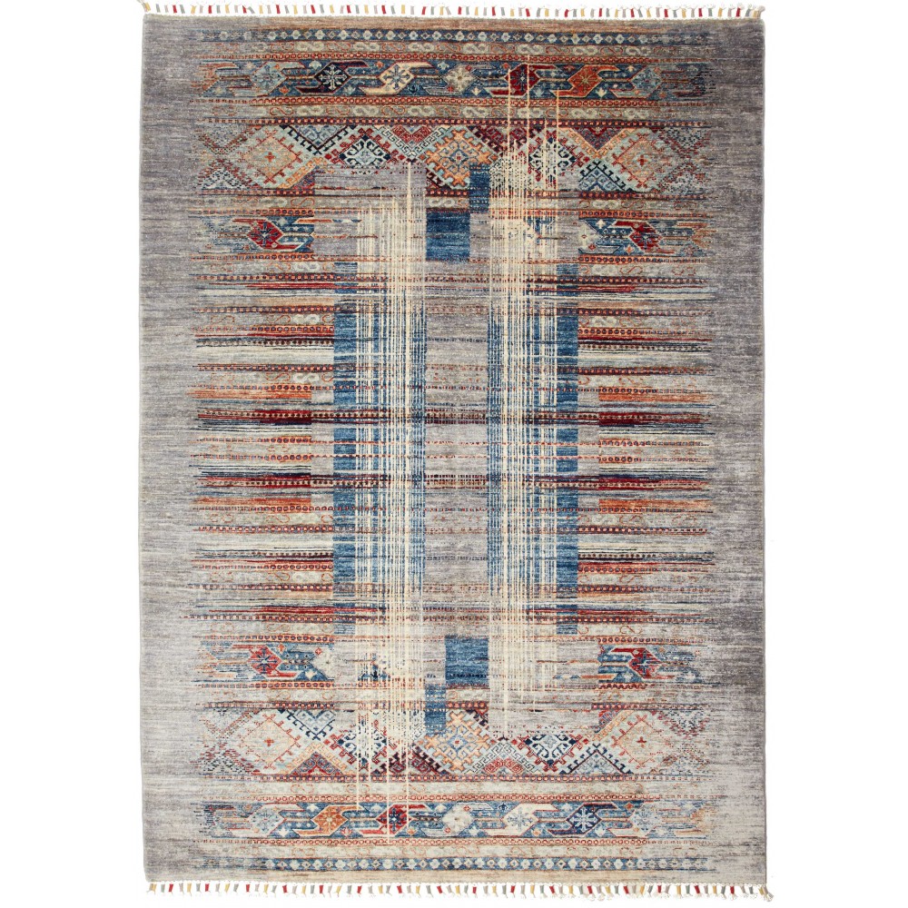Tappeto Siva Pakistan azzurro grigio 174x240 Tappeto Siva Pakistan azzurro grigio 174x240