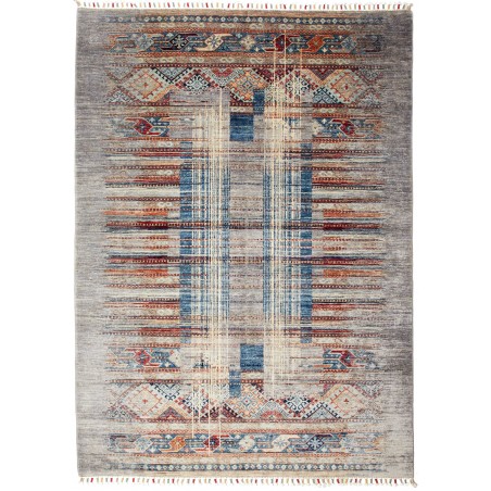 Tappeto Siva Pakistan azzurro grigio 174x240