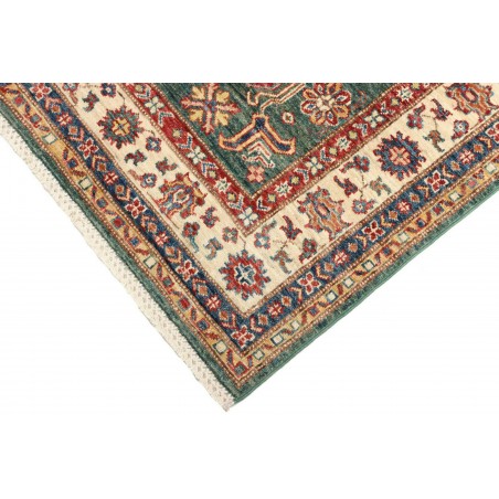 Tappeto Kazak Fine Pakistan bianco grigio 95x157