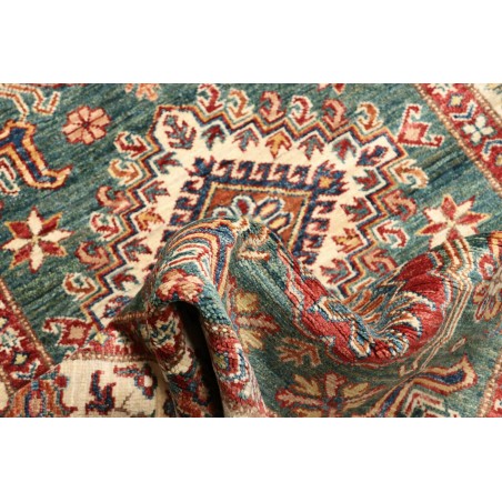 Tappeto Kazak Fine Pakistan bianco grigio 95x157