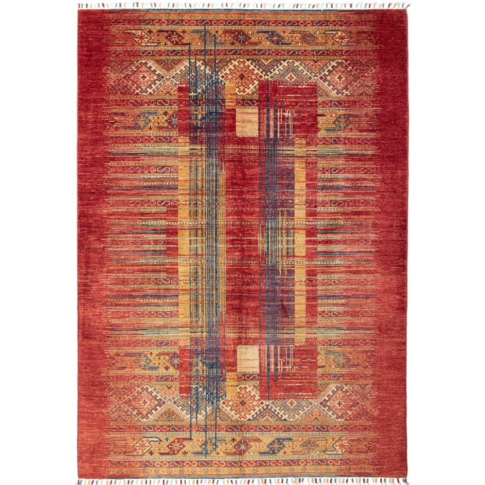 Tappeto Siva Pakistan marrone arancione 167x240 Tappeto Siva Pakistan marrone arancione 167x240