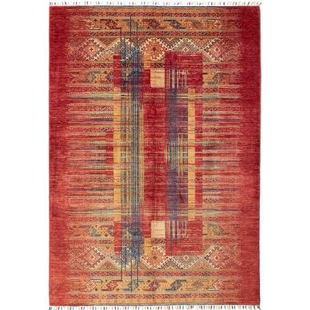 Tappeto Siva Pakistan marrone arancione 167x240