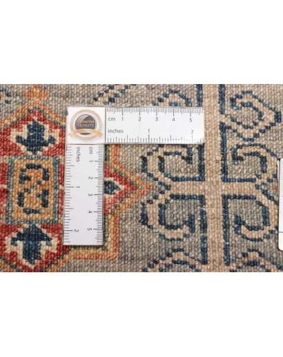Tappeto Kazak Fine Pakistan marrone grigio 83x298