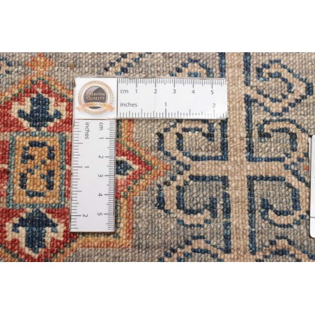 Tappeto Kazak Fine Pakistan marrone grigio 83x298