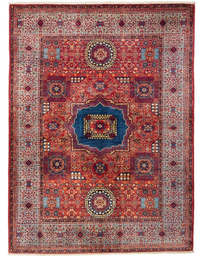 Tappeto Mamlouk Pakistan marrone grigio 198x146