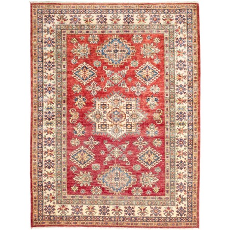 Tappeto Kazak Fine Pakistan marrone azzurro 153x207