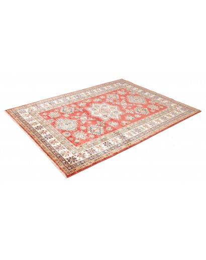 Tappeto Kazak Fine Pakistan marrone azzurro 153x207