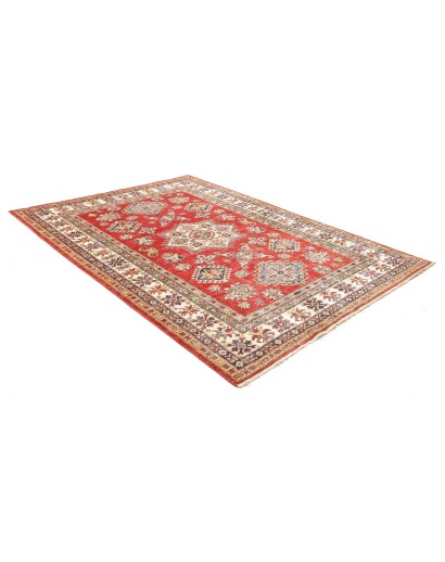 Tappeto Kazak Fine Pakistan marrone azzurro 153x207