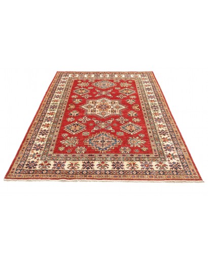 Tappeto Kazak Fine Pakistan marrone azzurro 153x207