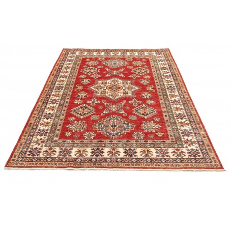 Tappeto Kazak Fine Pakistan marrone azzurro 153x207