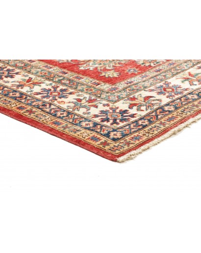 Tappeto Kazak Fine Pakistan marrone azzurro 153x207
