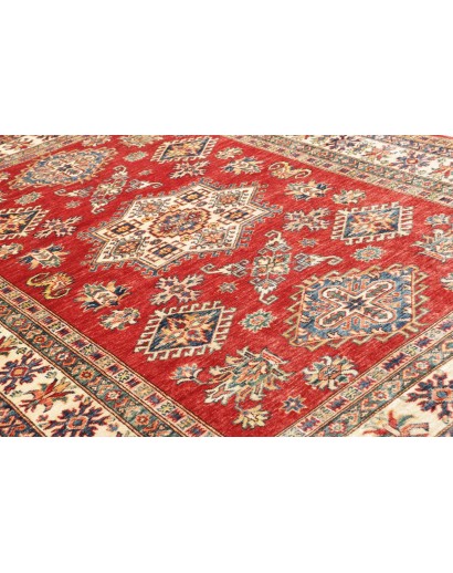 Tappeto Kazak Fine Pakistan marrone azzurro 153x207