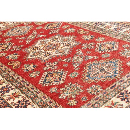 Tappeto Kazak Fine Pakistan marrone azzurro 153x207