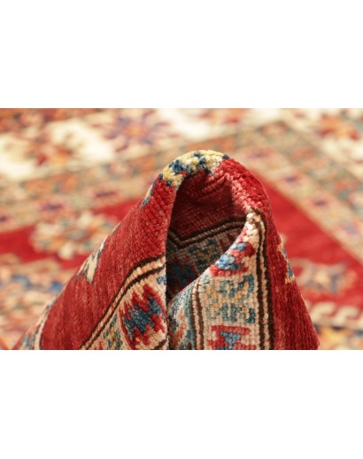 Tappeto Kazak Fine Pakistan marrone azzurro 153x207