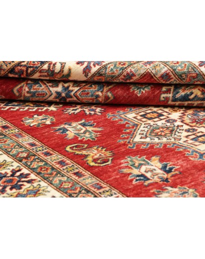 Tappeto Kazak Fine Pakistan marrone azzurro 153x207