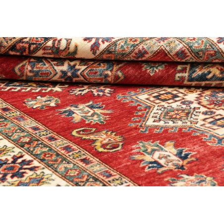 Tappeto Kazak Fine Pakistan marrone azzurro 153x207