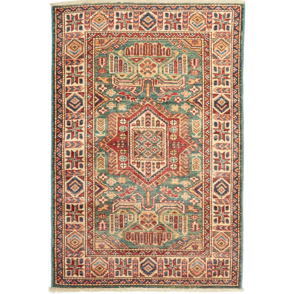 Tappeto Kazak Fine Pakistan marrone beige 80x117